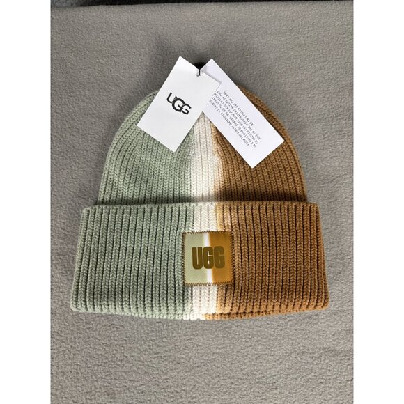 UGG Accessories - Ugg Women's Dip-Dyed Logo Beanie - Chestnut Multicolor One Size New With Tag's